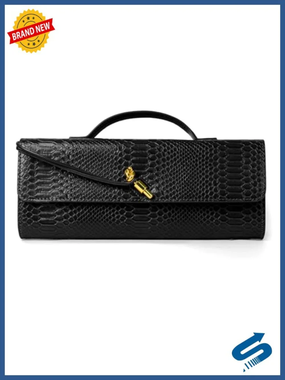 Woven Evening Clutch Crossbody Bag Faux Leather Suede Handbag